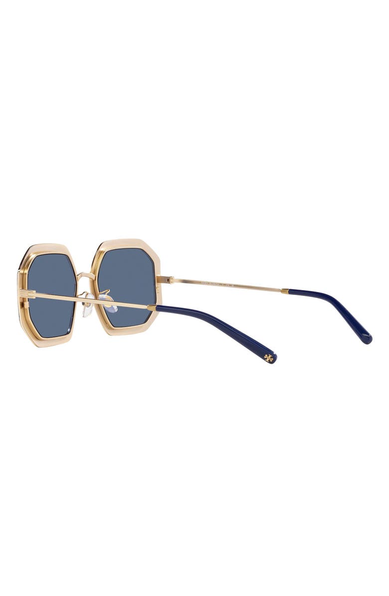 Tory Burch 52mm Irregular Sunglasses, Alternate, color, 