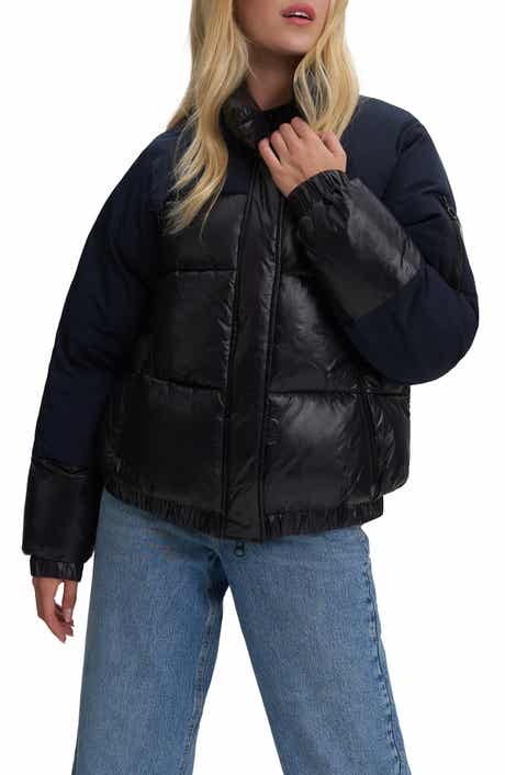 Noize Juniper Mixed Media Puffer Jacket