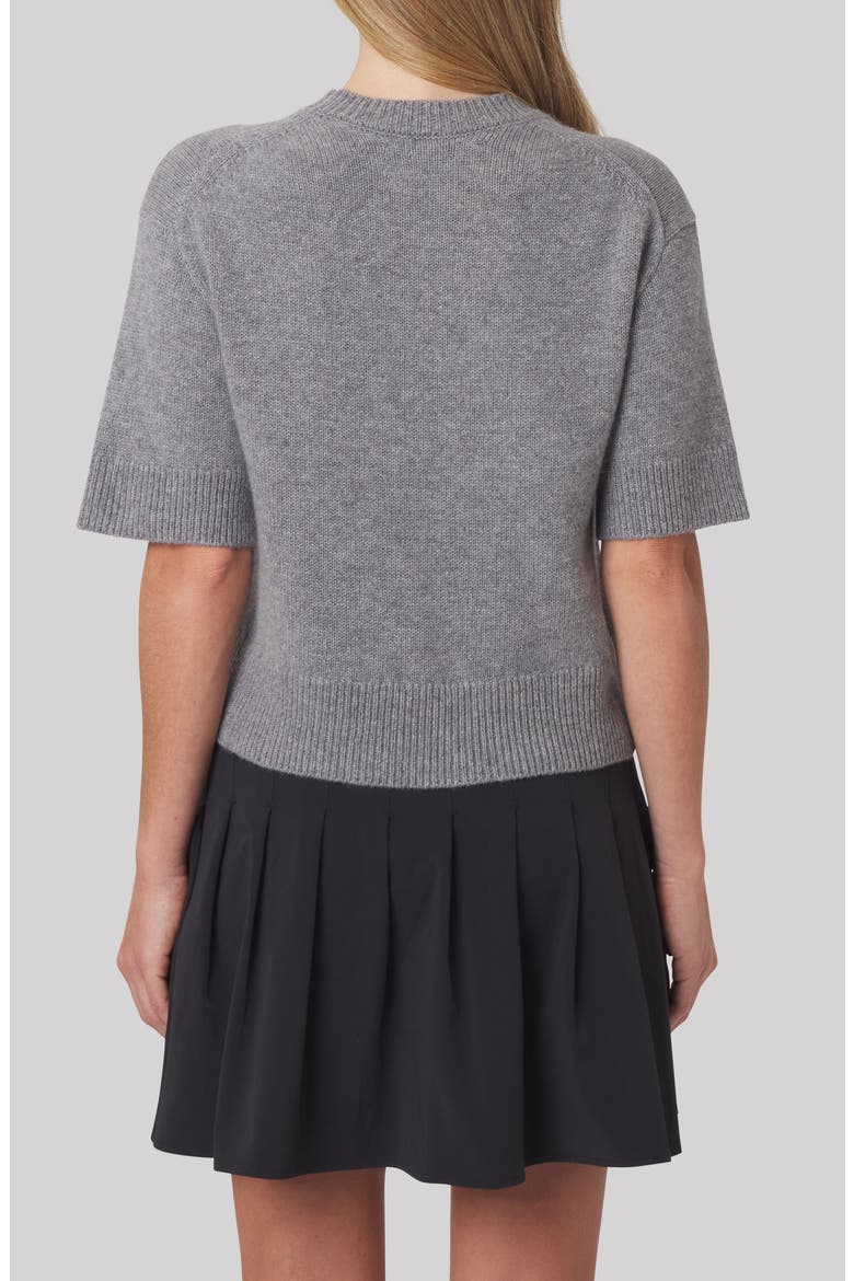 Sally Cashmere T-Shirt, Alternate, color, GREY HEATHER
