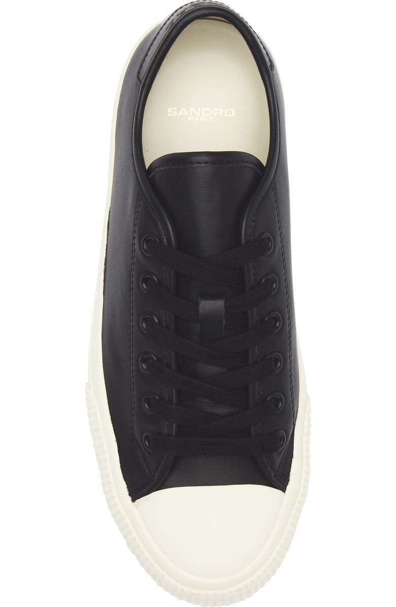 SANDRO Vulca Low Top Sneaker, Alternate, color, Noir