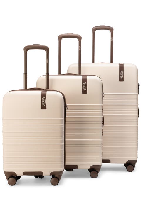 Retro Trek 3-Piece Expandable Hardside Spinner Luggage Set