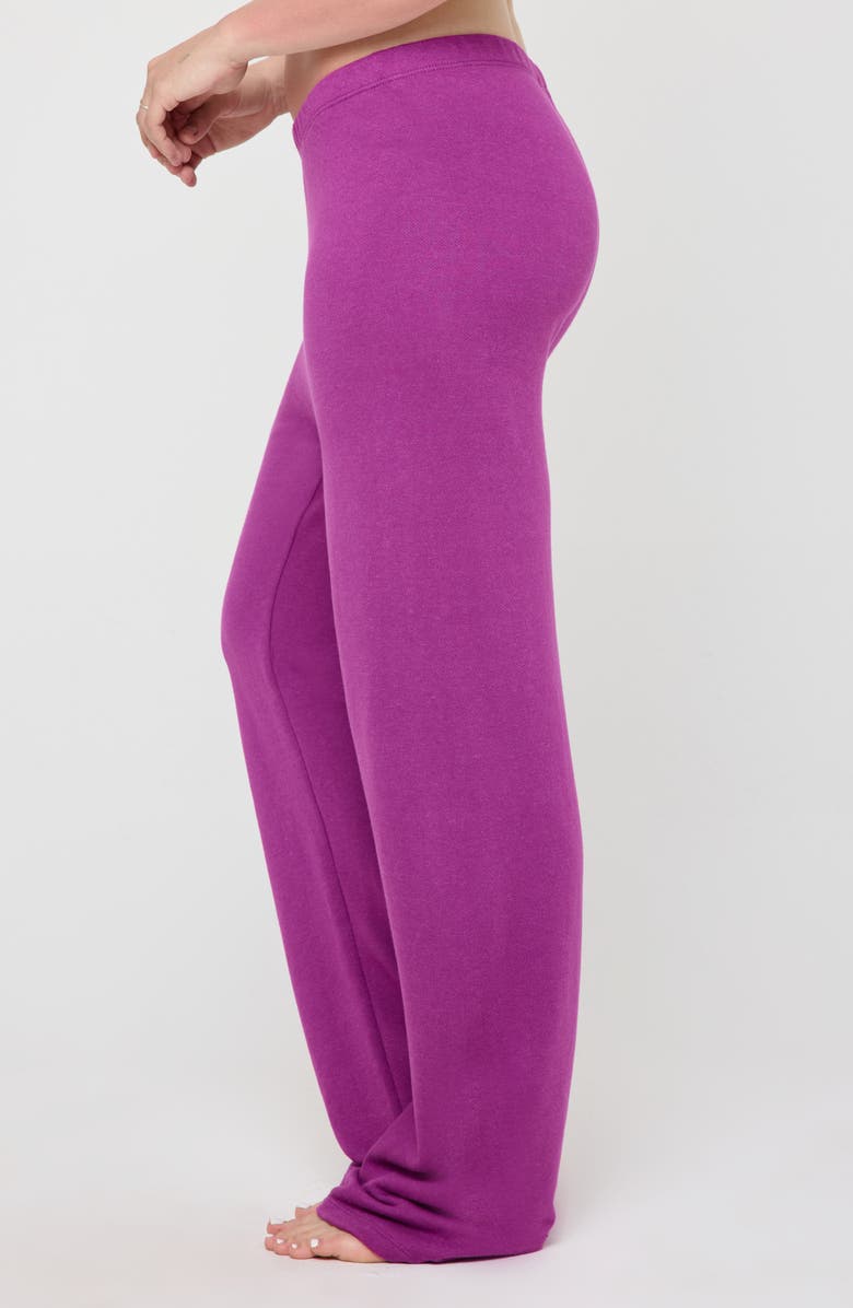 Spiritual Gangster Joy Cotton & Modal Sweatpants, Alternate, color, Electric Amethyst