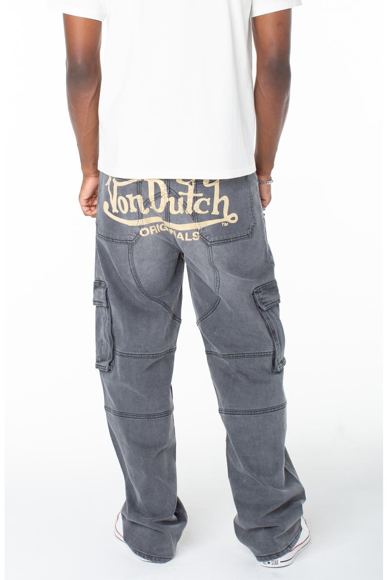 Baggy Straight Carpenter Cargo Hunter Pant, Alternate, color, Smokestone