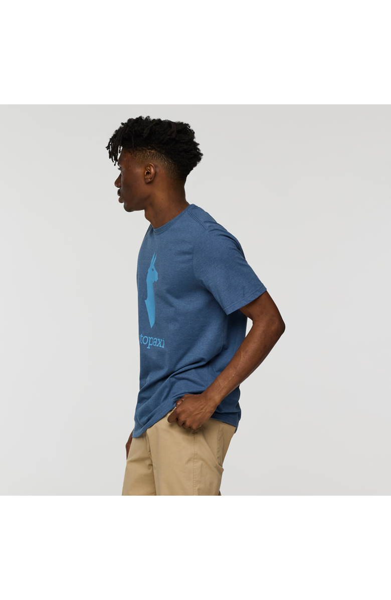 Cotopaxi Llama T-Shirt - Men's, Alternate, color, Deep Sea