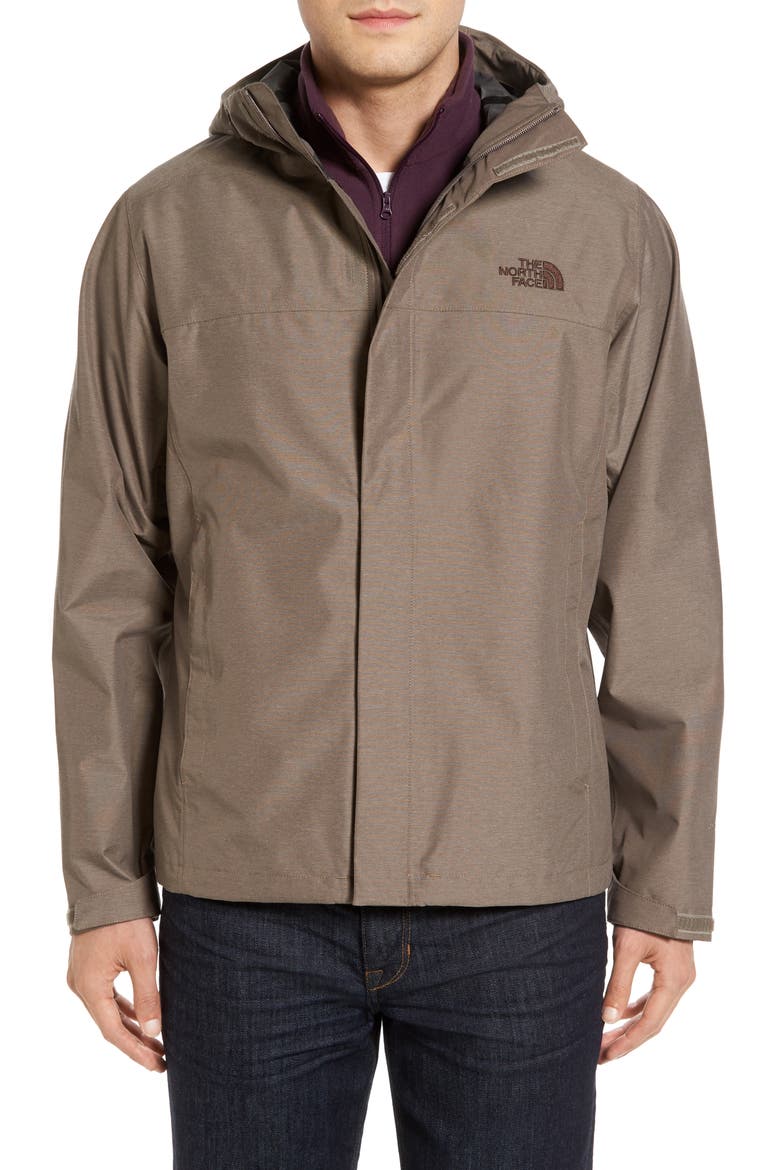 Venture II Raincoat, Main, color, FALCON BROWN HEATHER