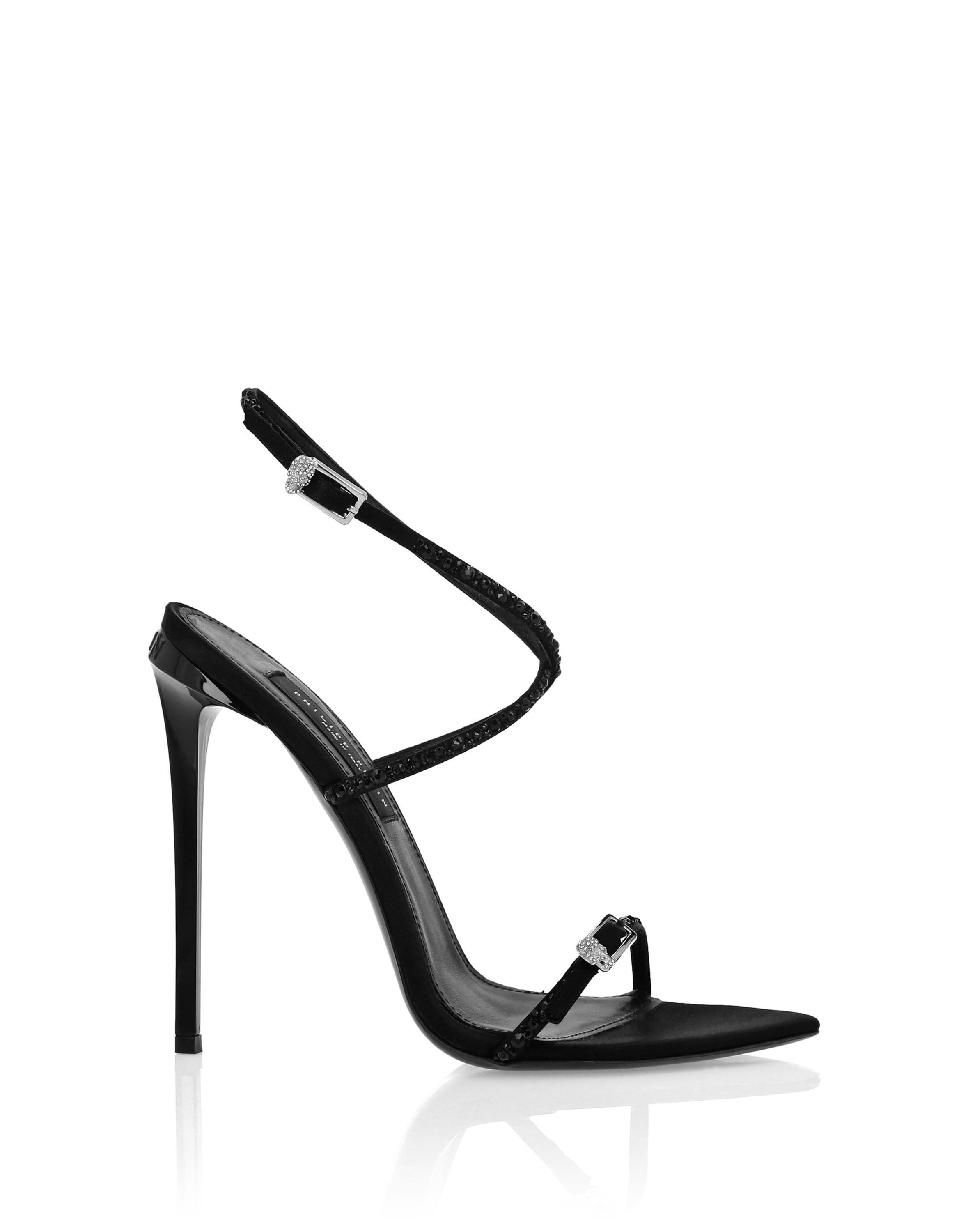 Sandals High Heels Women, Alternate, color, black