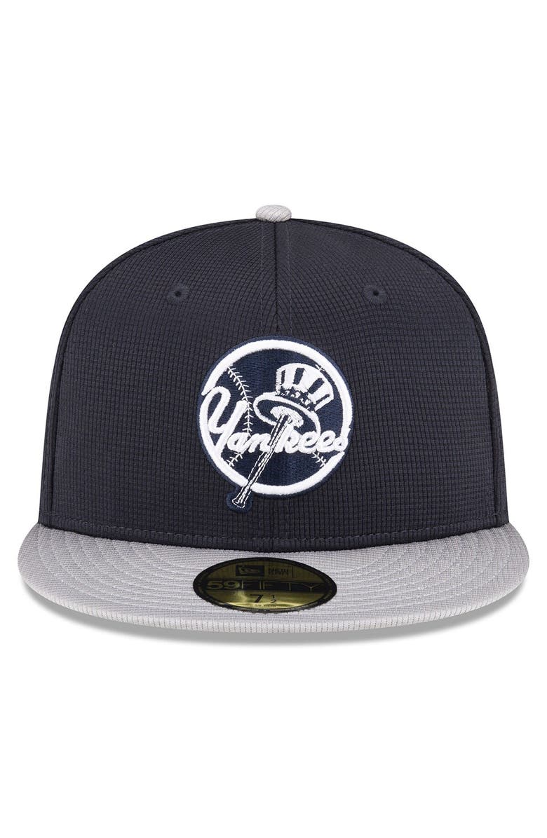New Era Men's New Era Navy New York Yankees 2024 Batting Practice 59FIFTY Fitted Hat, Alternate, color, Navy