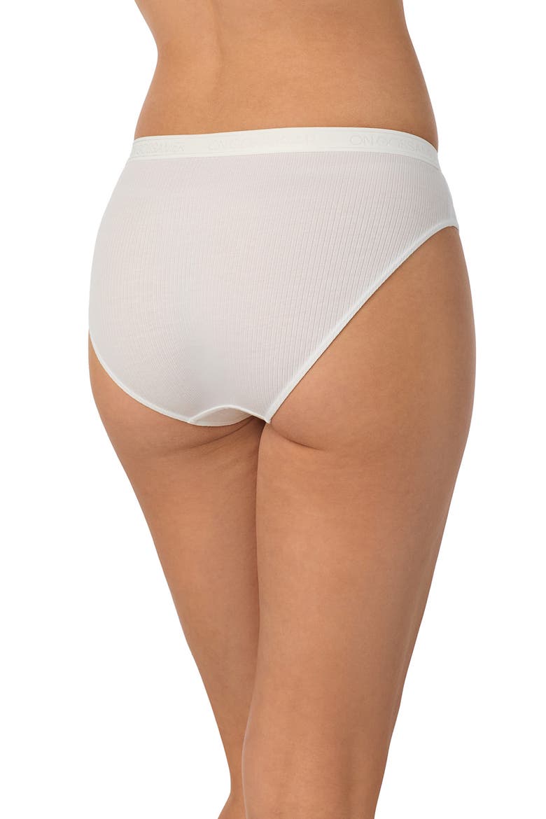 Cabana Rib Bikini, Alternate, color, WHITE