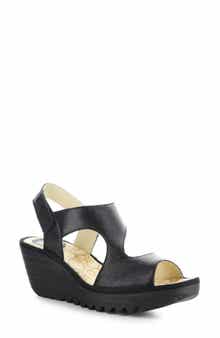 Fly London Yox Slingback Platform Wedge Sandal