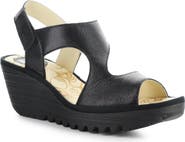 Fly London Yox Slingback Platform Wedge Sandal