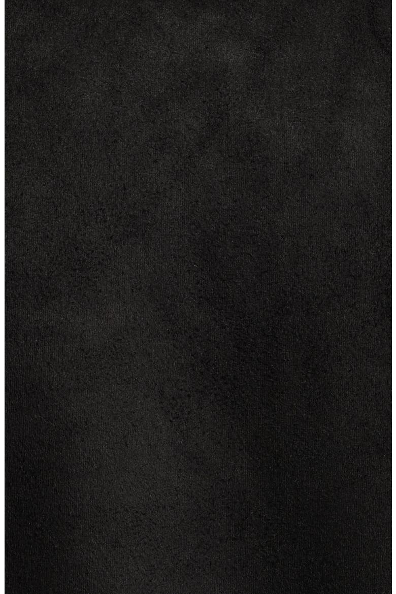 Lachine Faux Suede Pilot Jacket, Alternate, color, BLACK