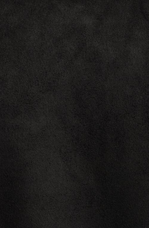 Robert Barakett Lachine Faux Suede Pilot Jacket In Black