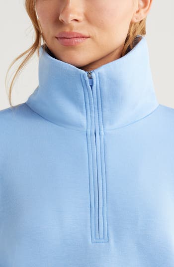 Soft Modal Blend Half Zip Pullover