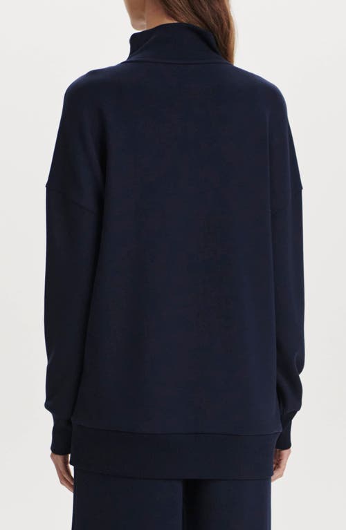 Varley Masie Long Half Zip Sweatshirt In Blue