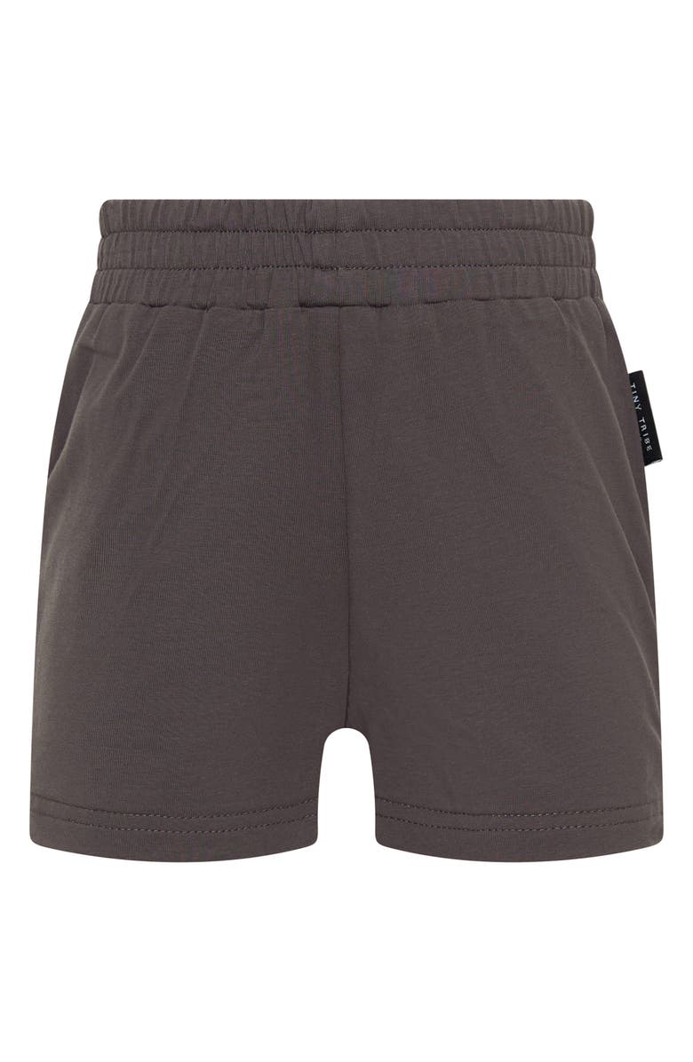 TINY TRIBE Core Signature Shorts, Alternate, color, Iron