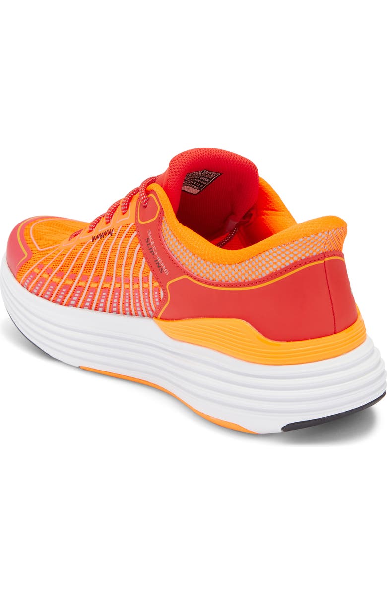 SKECHERS Slip-Ins<sup>™</sup> Go Run Nite Vizn Max Cushion Sneaker, Alternate, color, Orange