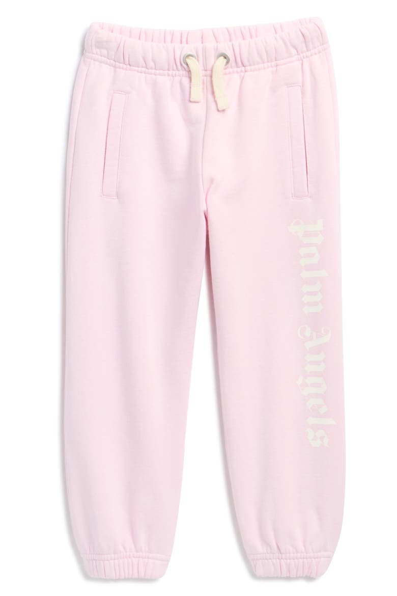Kids' Classic Overlogo Sweatpants, Main, color, ROSE PINK - OFF WHITE