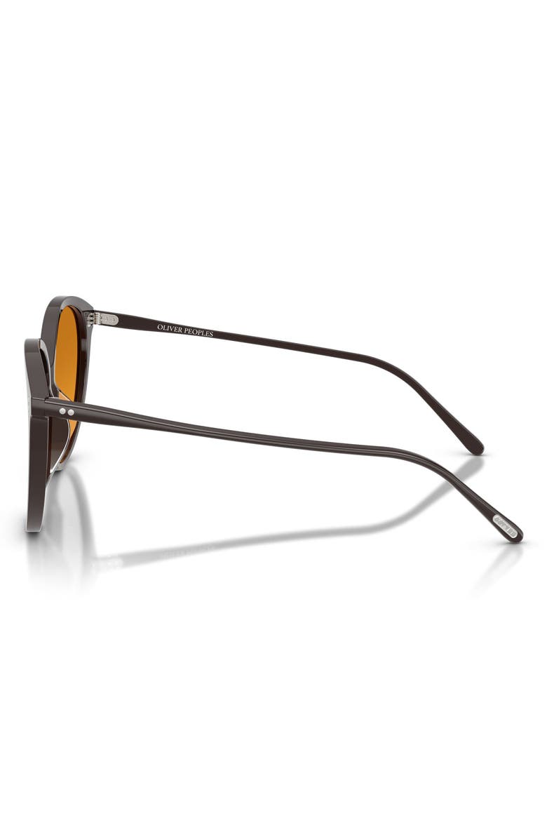 Oliver Peoples Soleau 60mm Butterfly Sunglasses, Alternate, color, Kuri Brown / Cognac Gradient