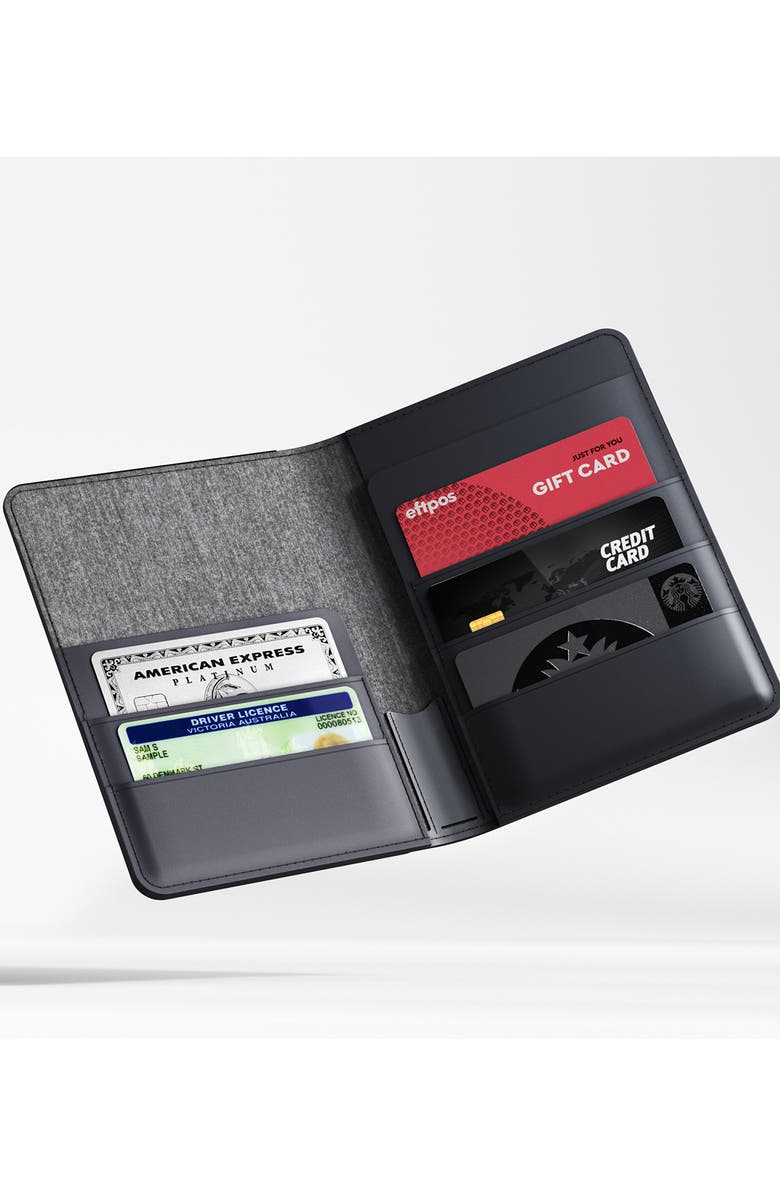 JOURNEY LOC8 Passport Finder Wallet, Alternate, color, Midnight Black