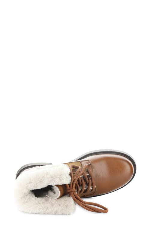 Bos. & Co. Nyssa Waterproof Genuine Shearling Boot In Brown
