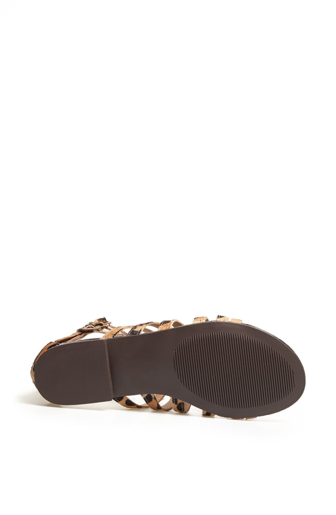'Plato-S' Sandal, Alternate, color, LEOPARD STUD