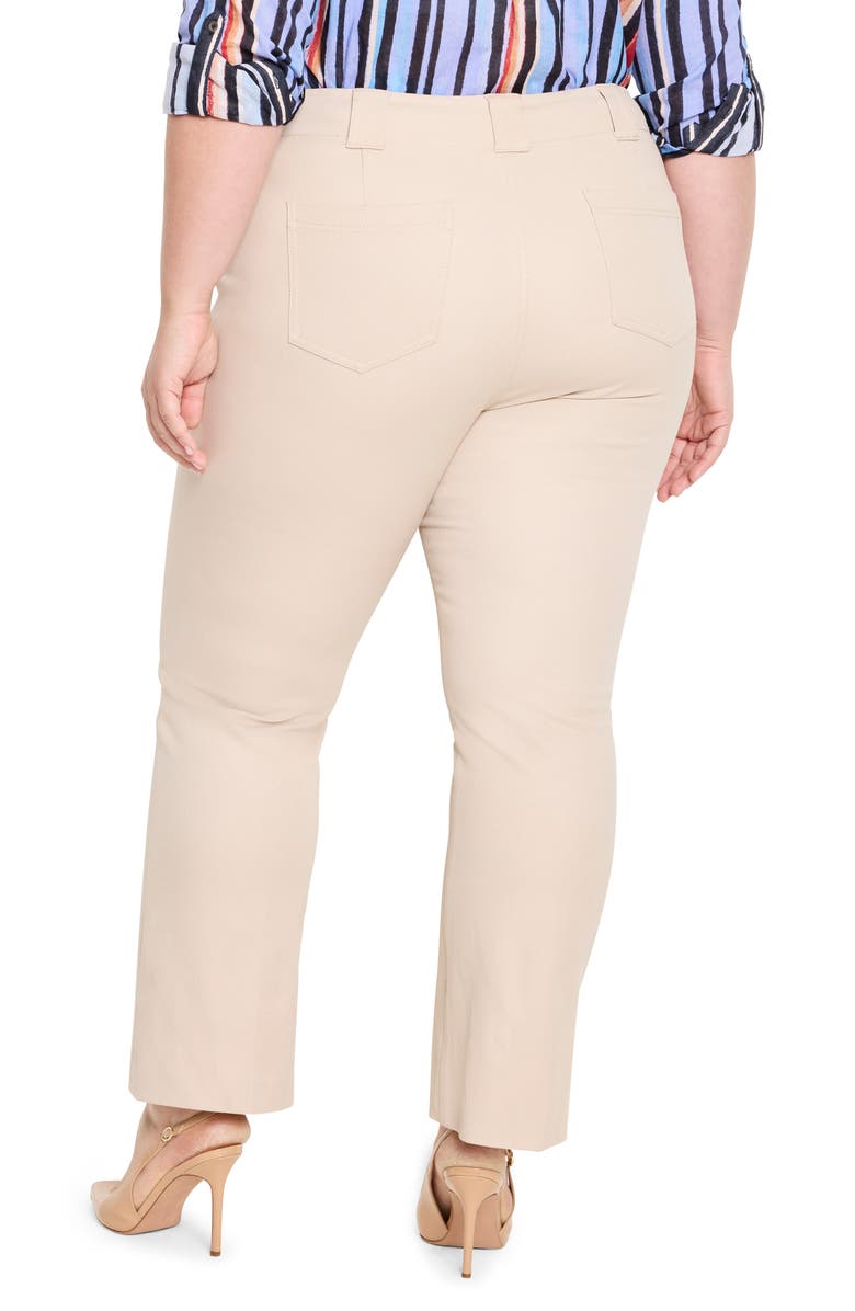 NIC+ZOE Plaza Ankle Demi Bootcut Pants, Alternate, color, Chamois
