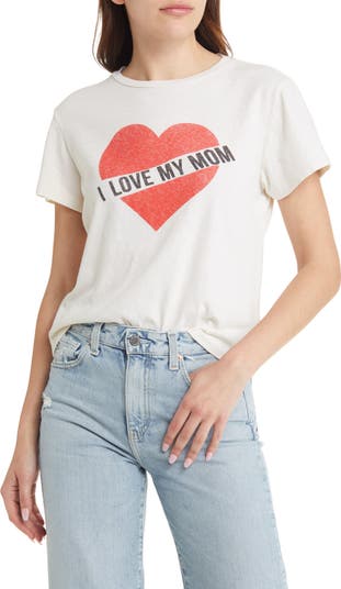 Re/Done Classic I Love My Mom Cotton Graphic T-Shirt | Nordstrom