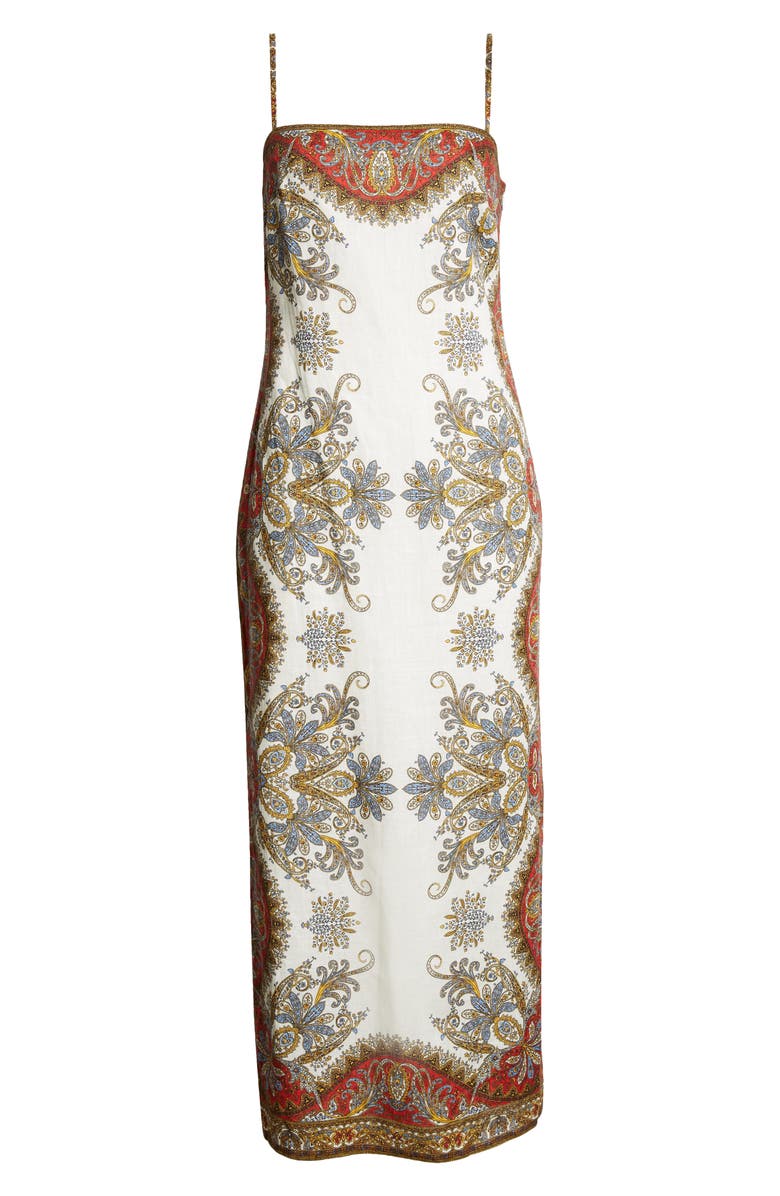 Veronica Beard Petra Print Maxi Dress, Alternate, color, Dove Red Multi