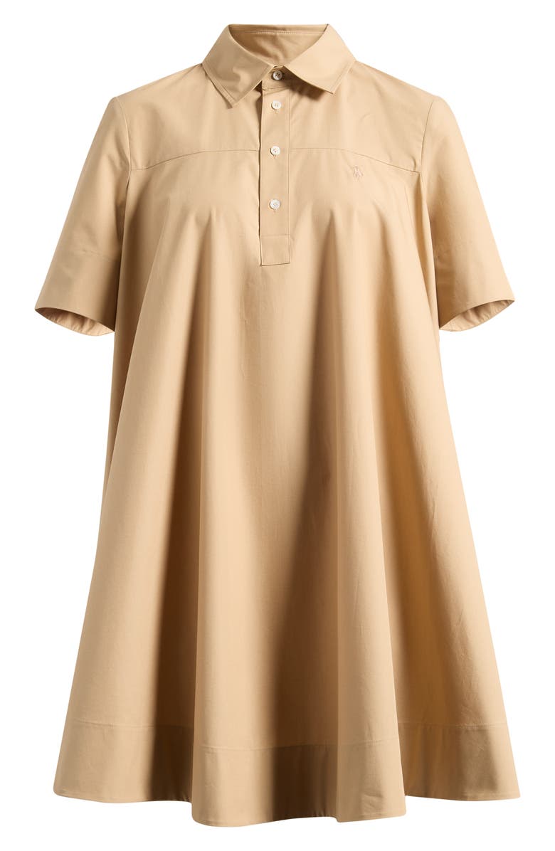 Polo Ralph Lauren Cotton Trapeze Shirtdress, Main, color, Rl Khaki