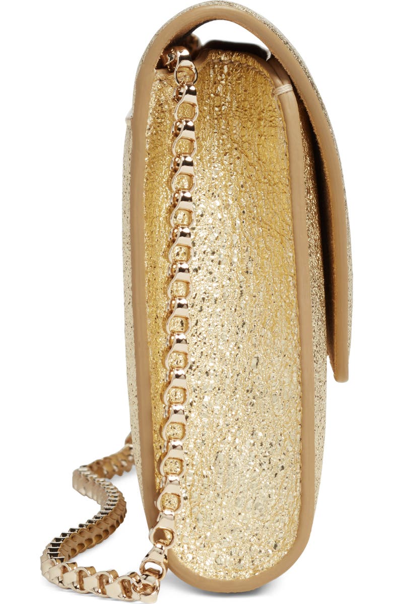 Christian Louboutin Vero Dodat Metallic Calfskin Clutch, Alternate, color,