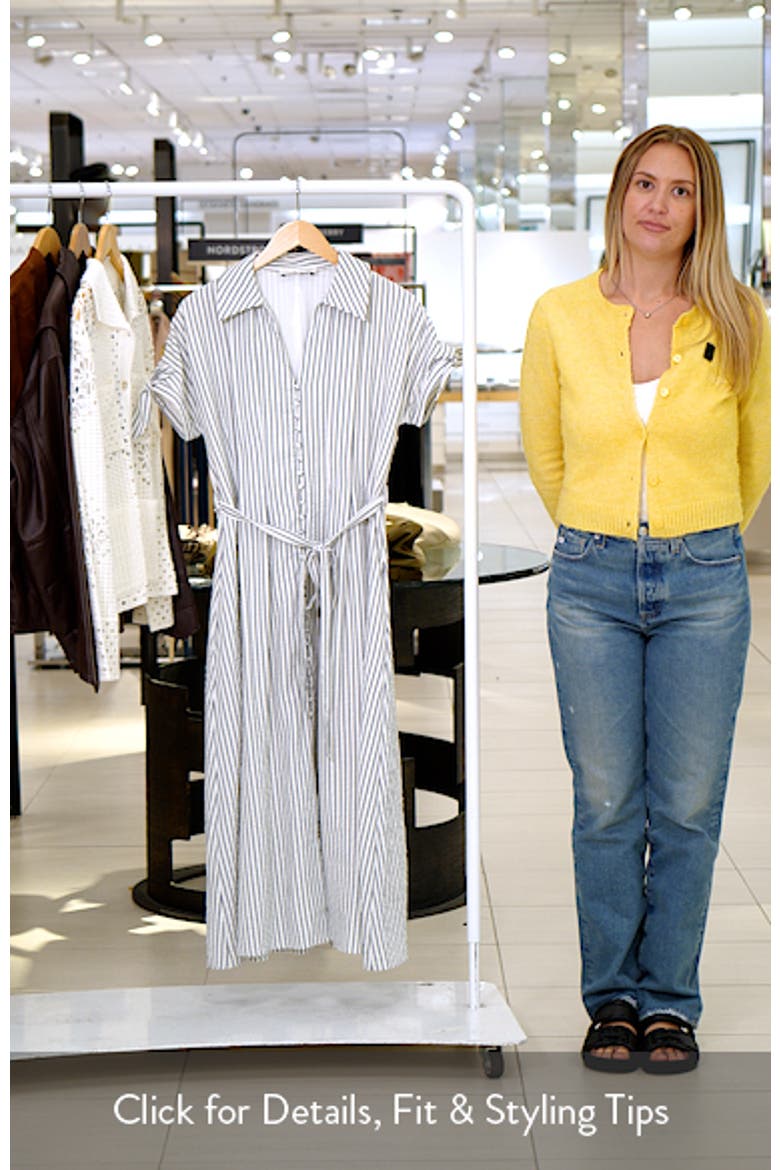 Stripe Midi Shirtdress video