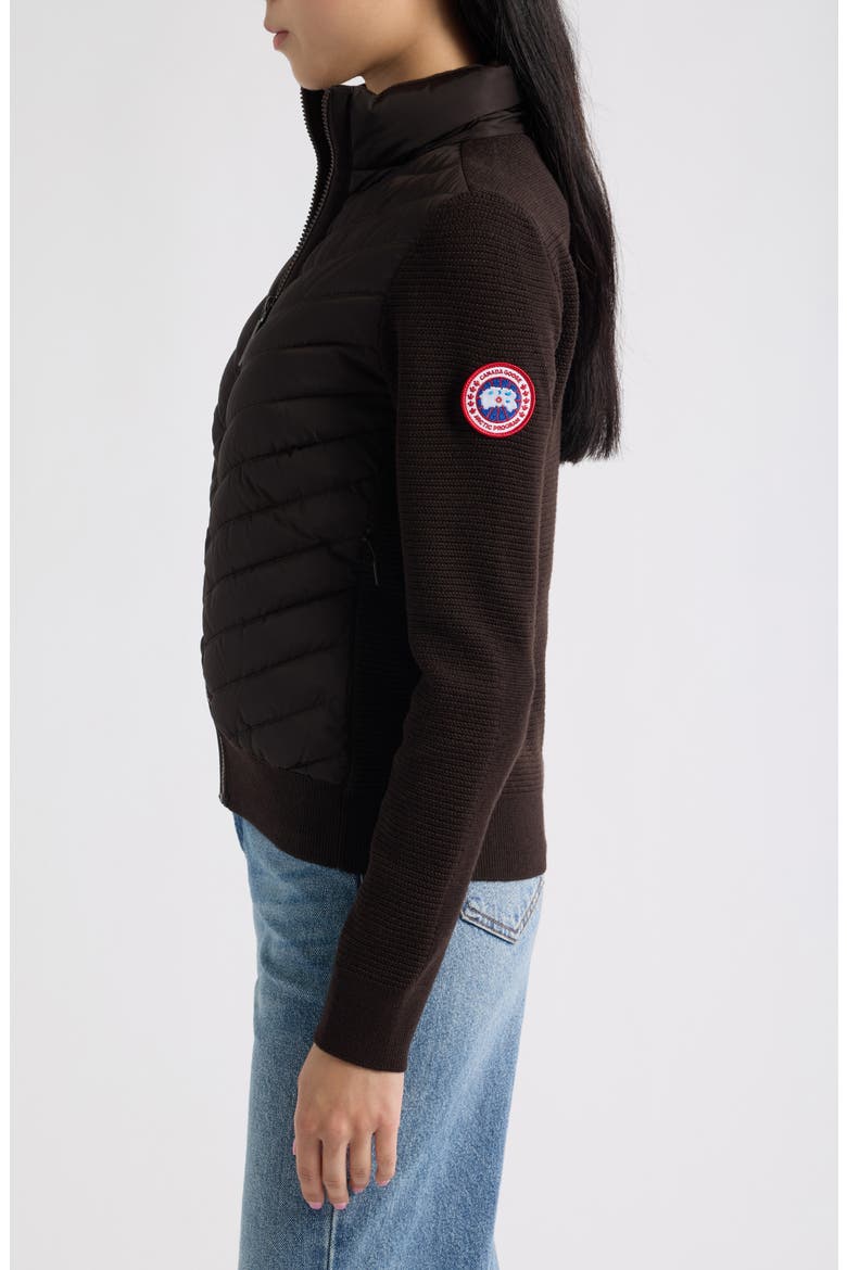 Hybridge Quilted & Knit Jacket, Alternate, color, ARABICA-ARABICA