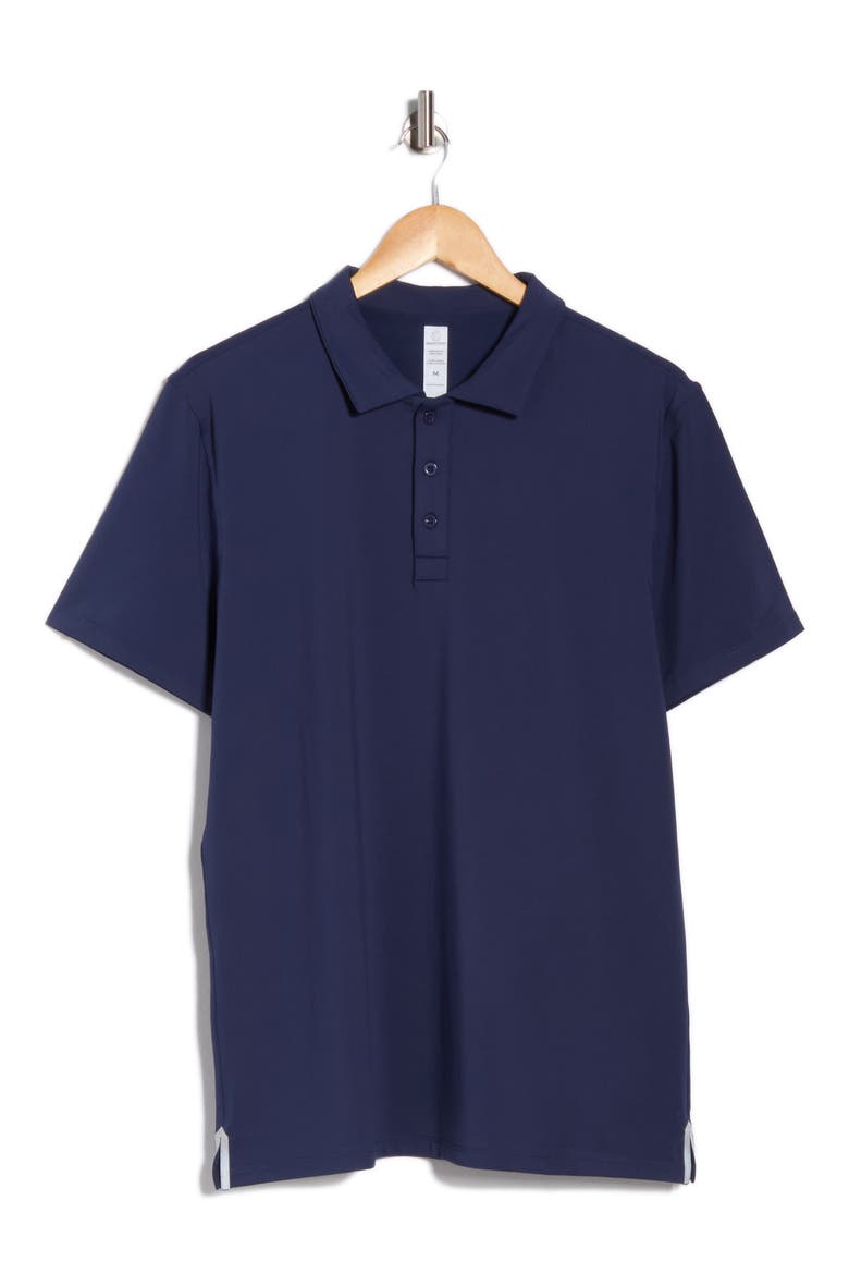 Short Sleeve Jersey Polo, Alternate, color, NAVAL BLUE
