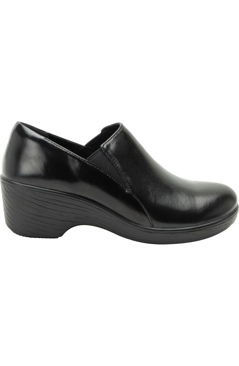 Alegria by PG Lite Wedge Clog Sole Slip-On, Alternate, color, Noir
