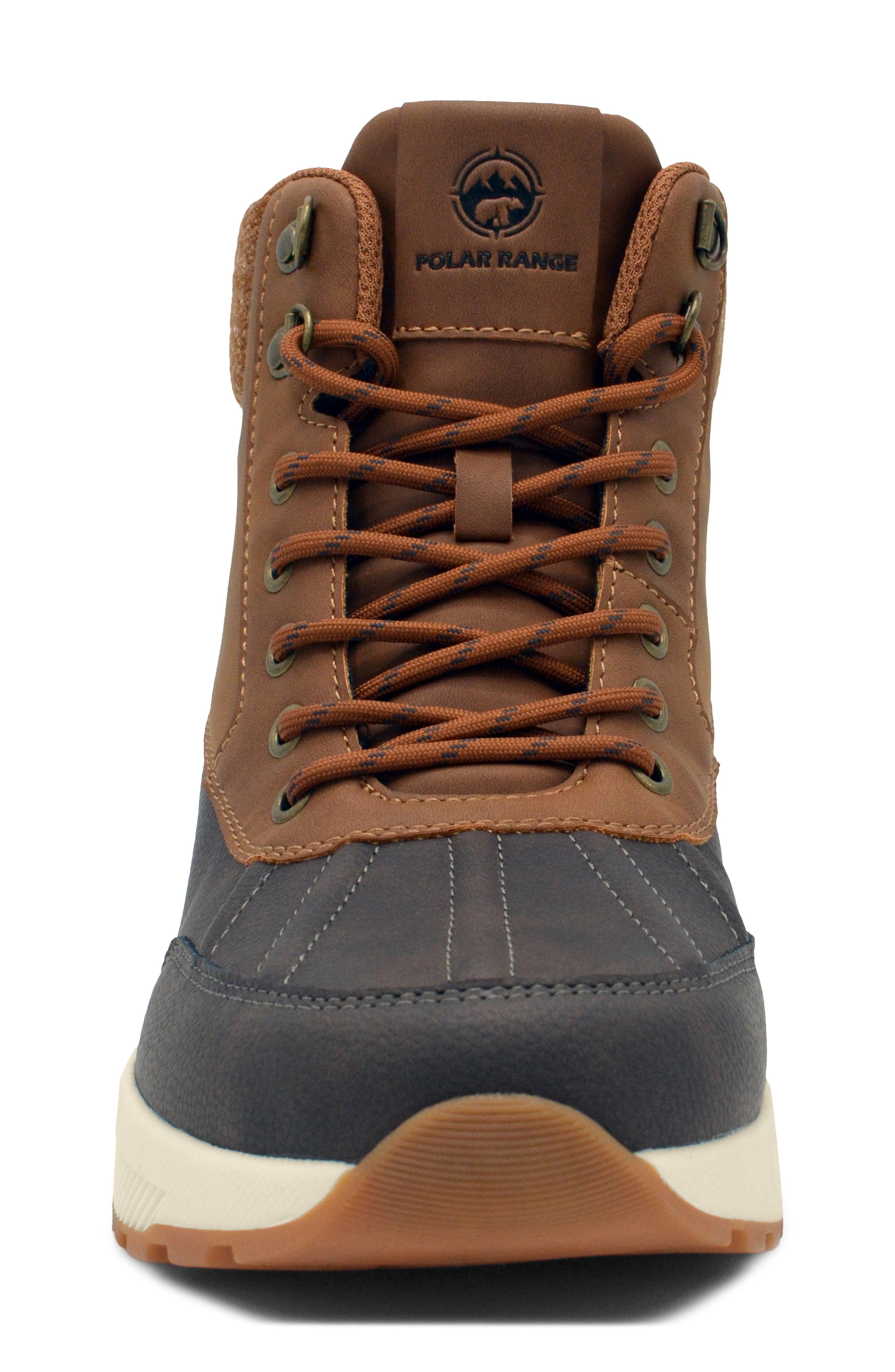 Roxton Faux Leather Boot, Alternate, color, TAN