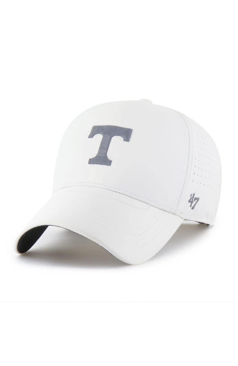 '47 Men's '47 White Tennessee Volunteers Forward Vent MVP Adjustable Hat, Main, color, 