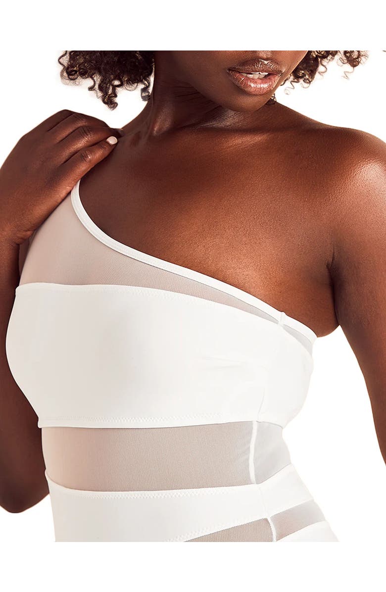 Adore Me Kimora Swimwear One Piece, Alternate, color, White