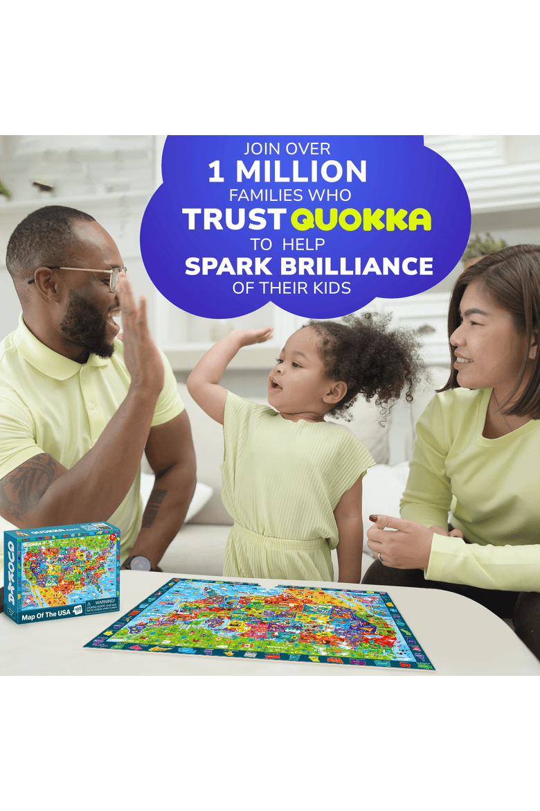Educational Jigsaw Puzzles for Kids & Adults - Map & Space Puzzle Set, Alternate, color, 100 Piece Set