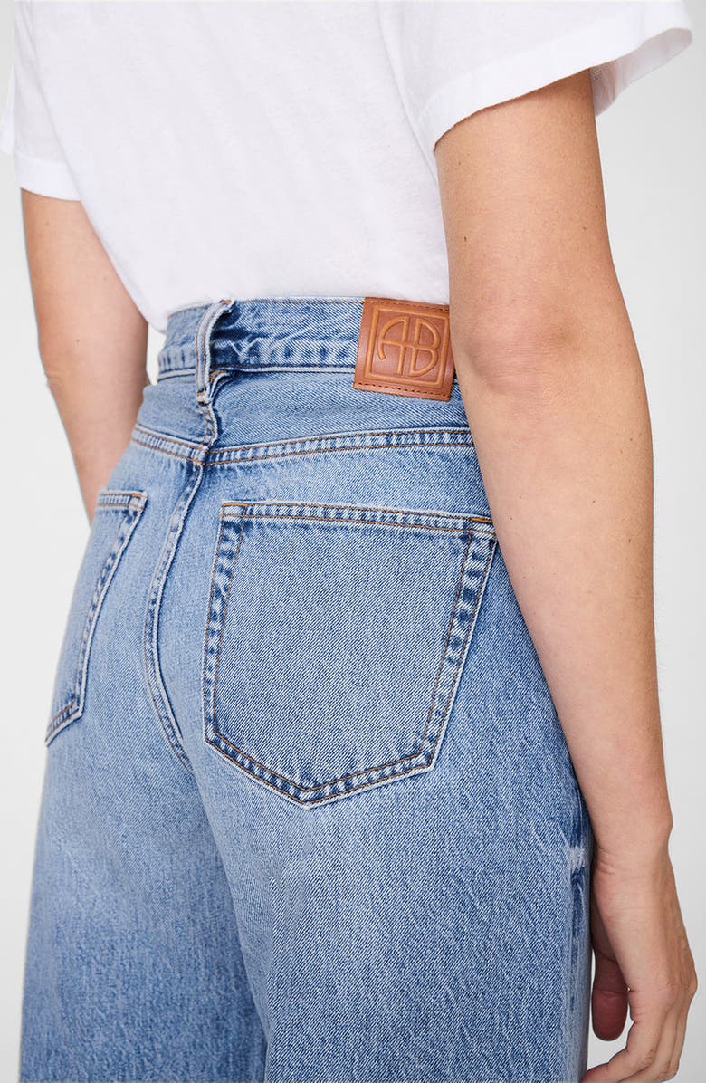 ANINE BING Lewis Jean, Alternate, color, Caspian Blue