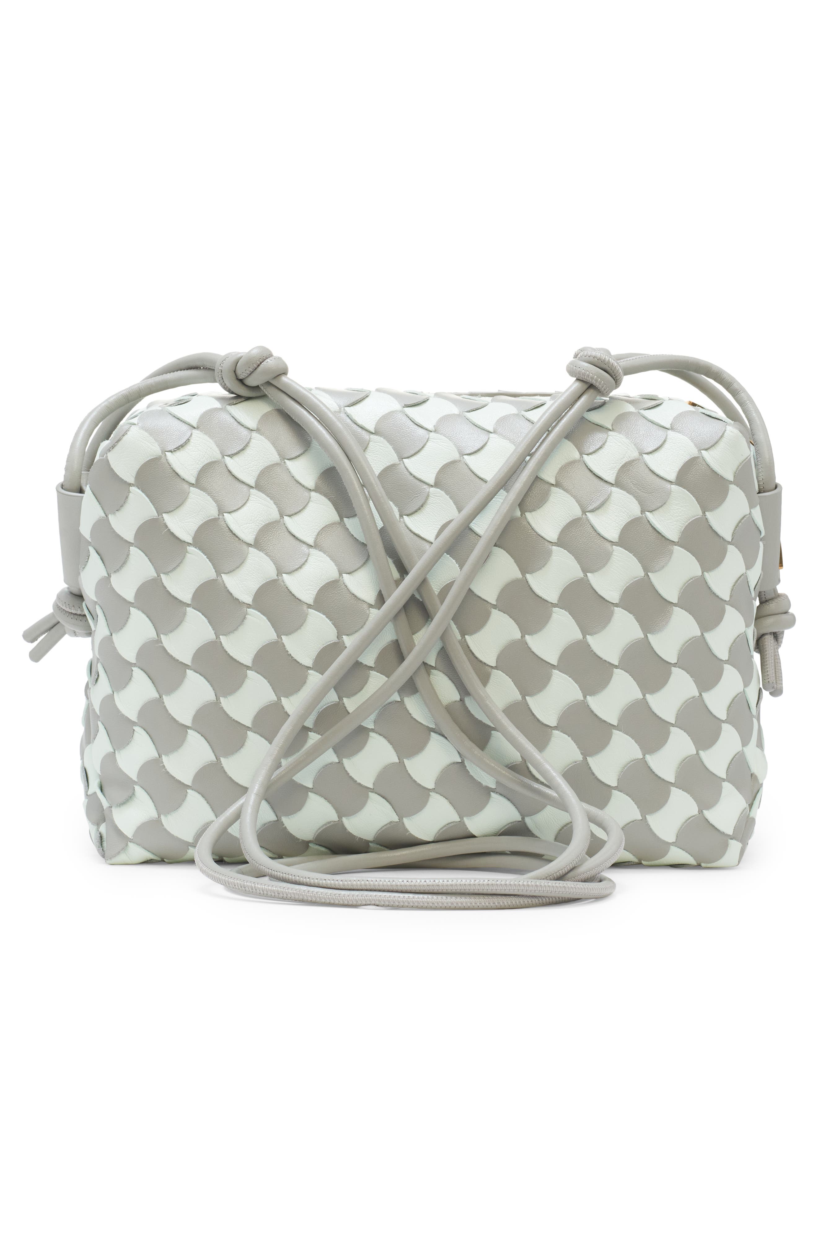 Bottega Veneta Small Wavy Bicolor Pavimento Intrecciato Camera Bag, Alternate, color, 