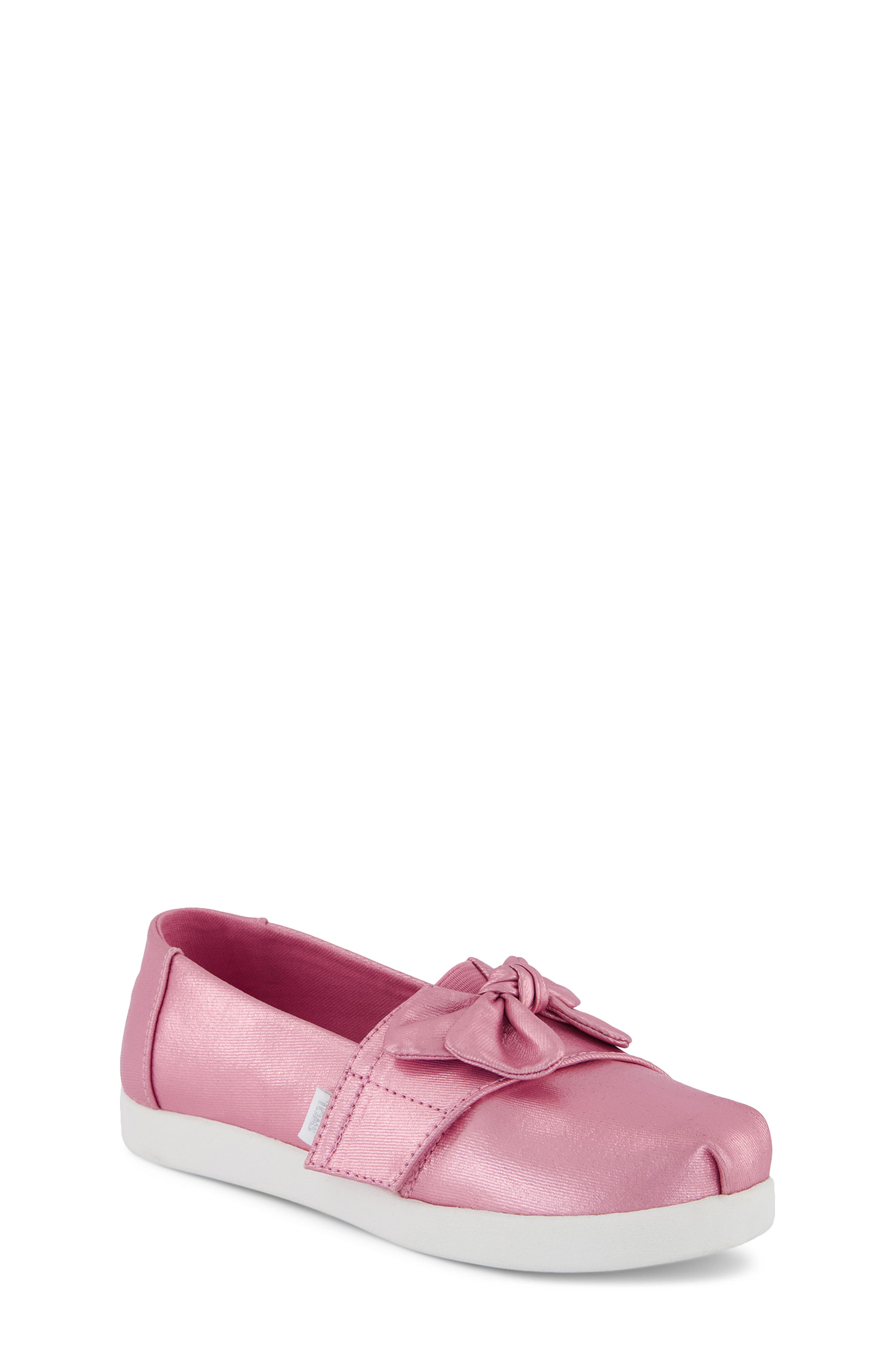 TOMS Kids
 Alpargata Slip-On Shoe, Main, color, Pink