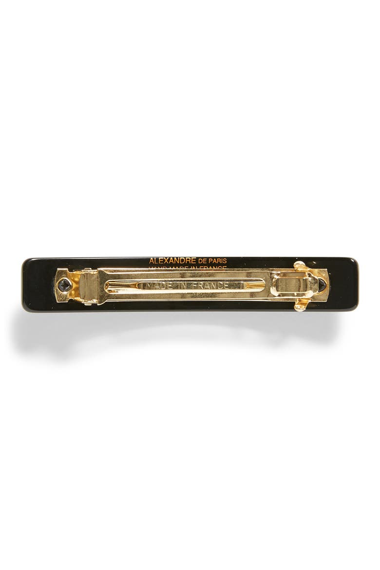 Crystal Barrette, Alternate, color, BLACK
