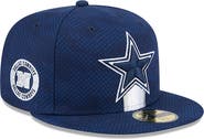 New Era Men's New Era  Navy Dallas Cowboys 2024 Sideline 59FIFTY Fitted Hat