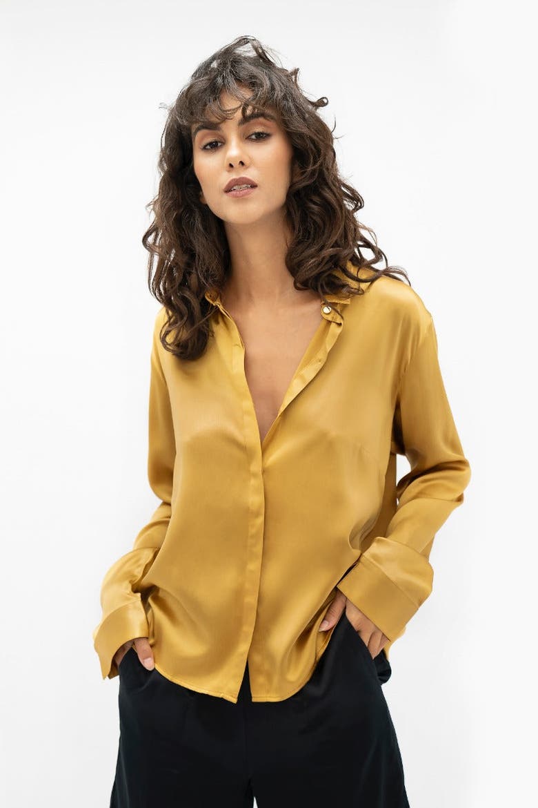 Kobe Blouse, Main, color, Mimosa