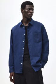 H&M Relaxed-Fit Linen-Blend Shirt