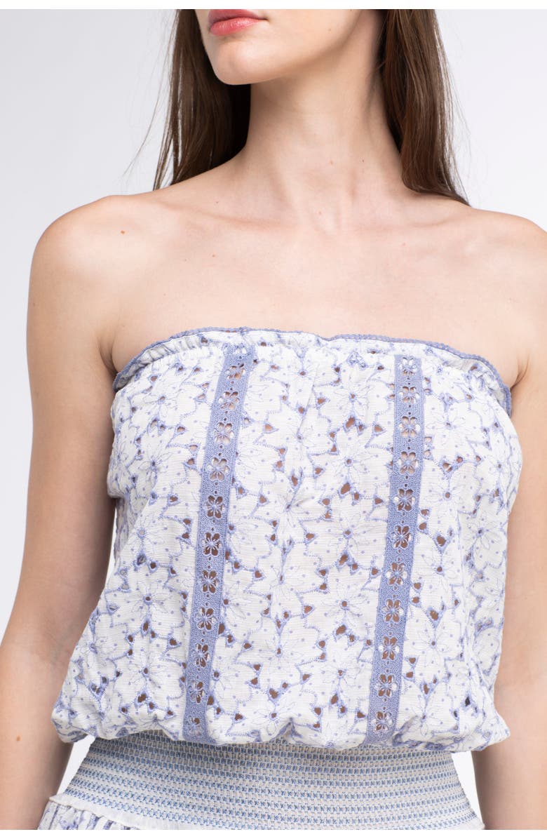 Sunday St. Tropez Malibu Cover-Up Embroidered Mini Dress, Alternate, color, Lavender