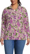 Lands' End Anyweather Fleece Quarter Zip Pullover