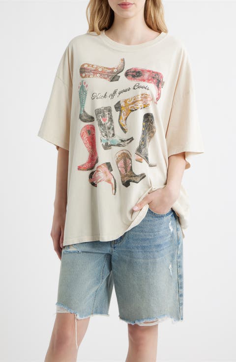 Kick Off Your Boots Graphic T-Shirt