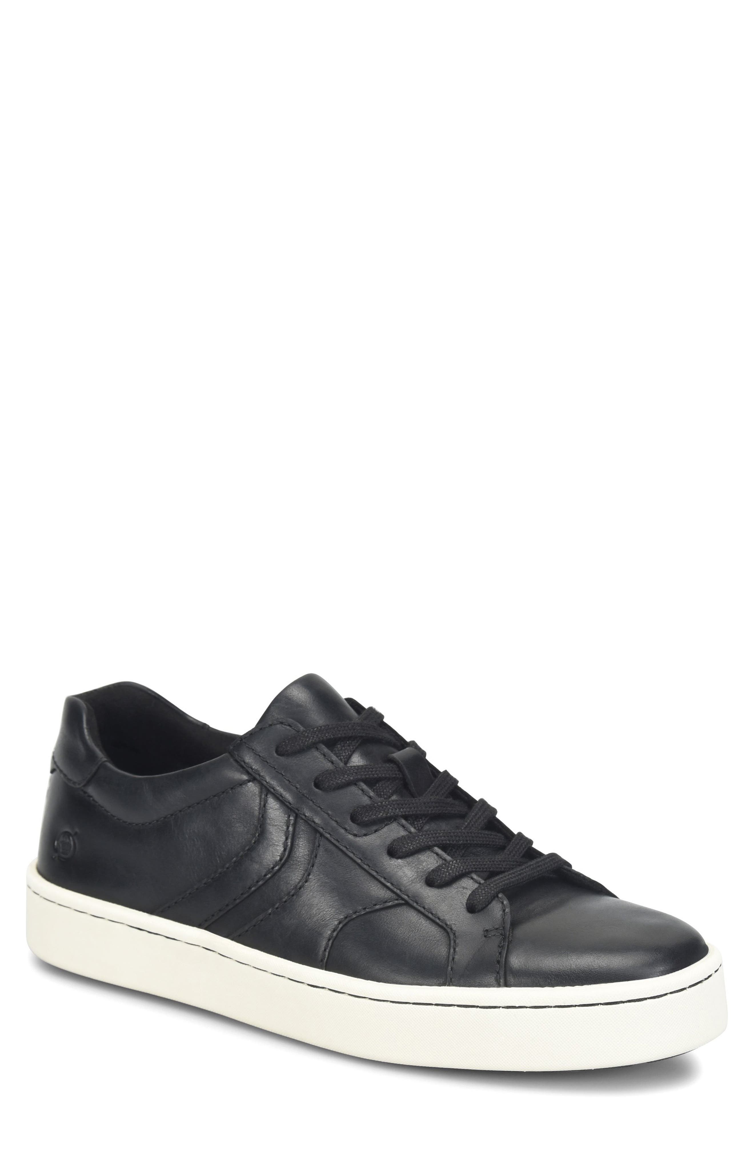 Børn Beck Tie Low Top Sneaker, Main, color, Black F/ G W/ White Btm