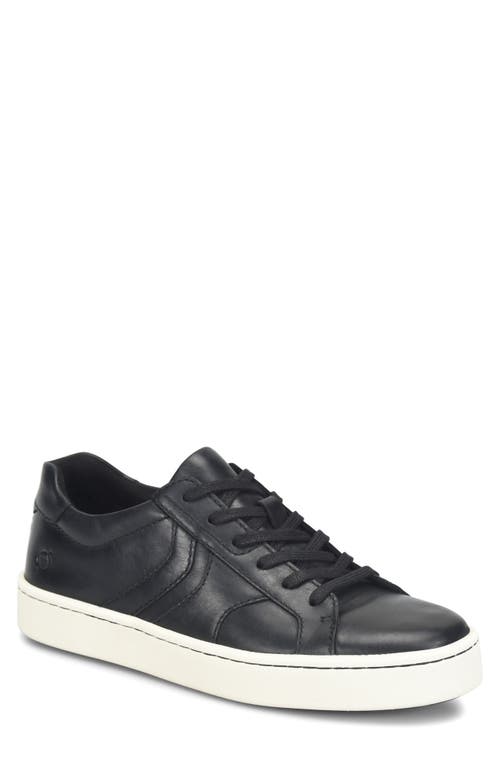 Børn Beck Tie Low Top Sneaker in Black F/G W/White Btm  product